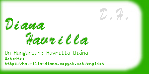 diana havrilla business card