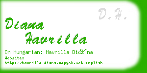 diana havrilla business card